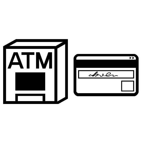 🏧💳 Emoji Domain black and white Symbola rendering